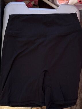 BuffBunny High-Waist Black Bike Shorts